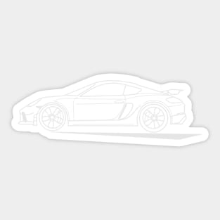 Porsche 911 - 718 Cayman GT4 Sticker